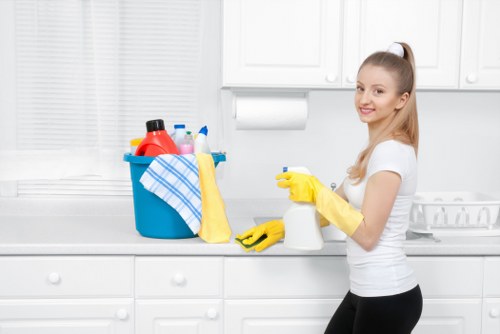 Local cleaners handling a Putney short-let property turnover
