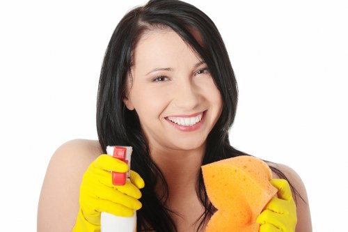 Local cleaner treating a pet accident stain on upholstery in Putney